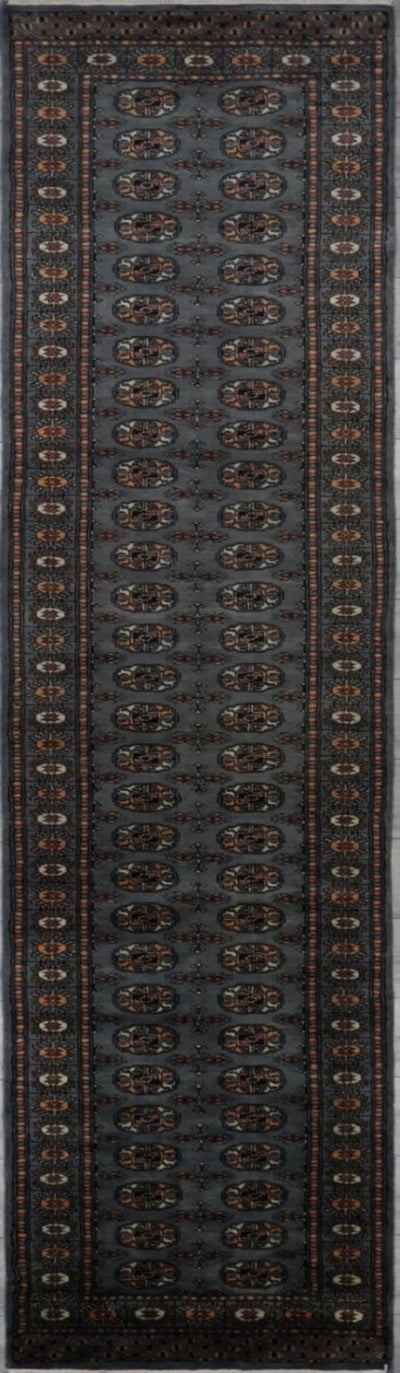 Pakistan Bokarah Hand Knotted Wool 3x12