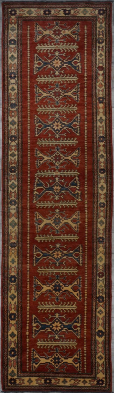 Pakistan Kazak Hand Knotted Wool 3x12