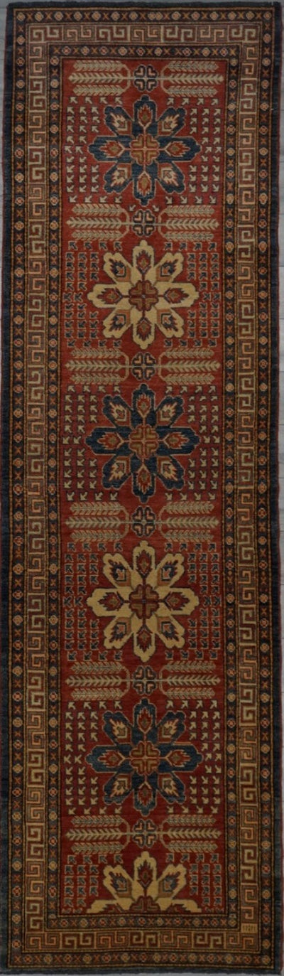 Pakistan Kazak Hand Knotted Wool 3x12