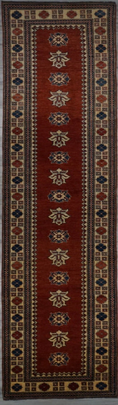 Pakistan Kazak Hand Knotted Wool 3x14