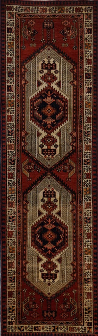Persian Hamadan Sarab Hand Knotted Wool 3x11