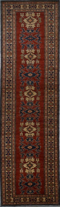 Pakistan Kazak Hand Knotted Wool 3x13