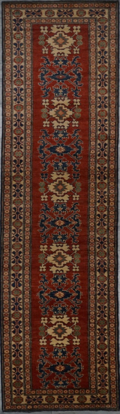 Pakistan Kazak Hand Knotted Wool 3x13