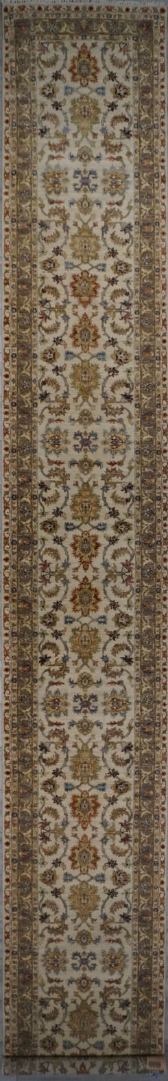 India Ziegler Hand Knotted Wool 3x18