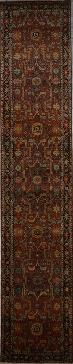 India Kanna Agra Hand Knotted Wool 3x16