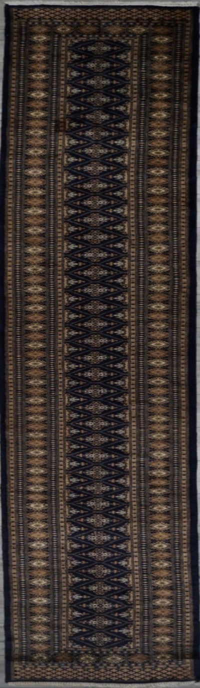 Pakistan Bokhara Hand Knotted Wool 3x14