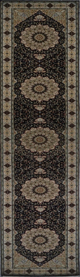 India Tabriz Hand Knotted Wool & Silk 3x14