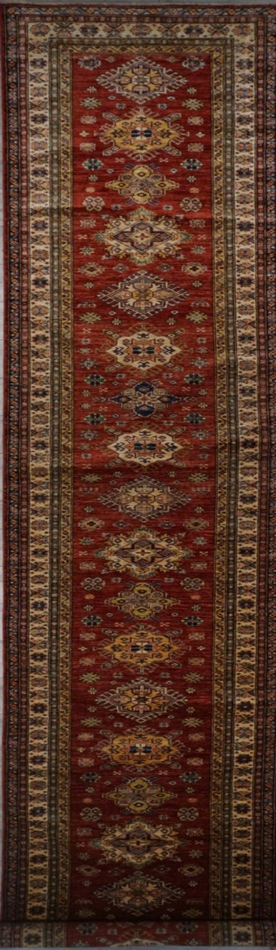 Pakistan Kazak Shirwan Hand Knotted Wool 3x20