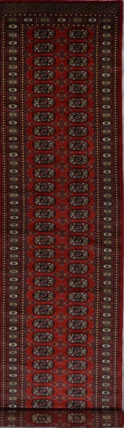 Pakistan Bokhara Hand Knotted Wool 3x16