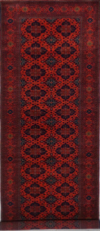 Afghanistan KALMOHAMMADI Hand Knotted Wool 4x13