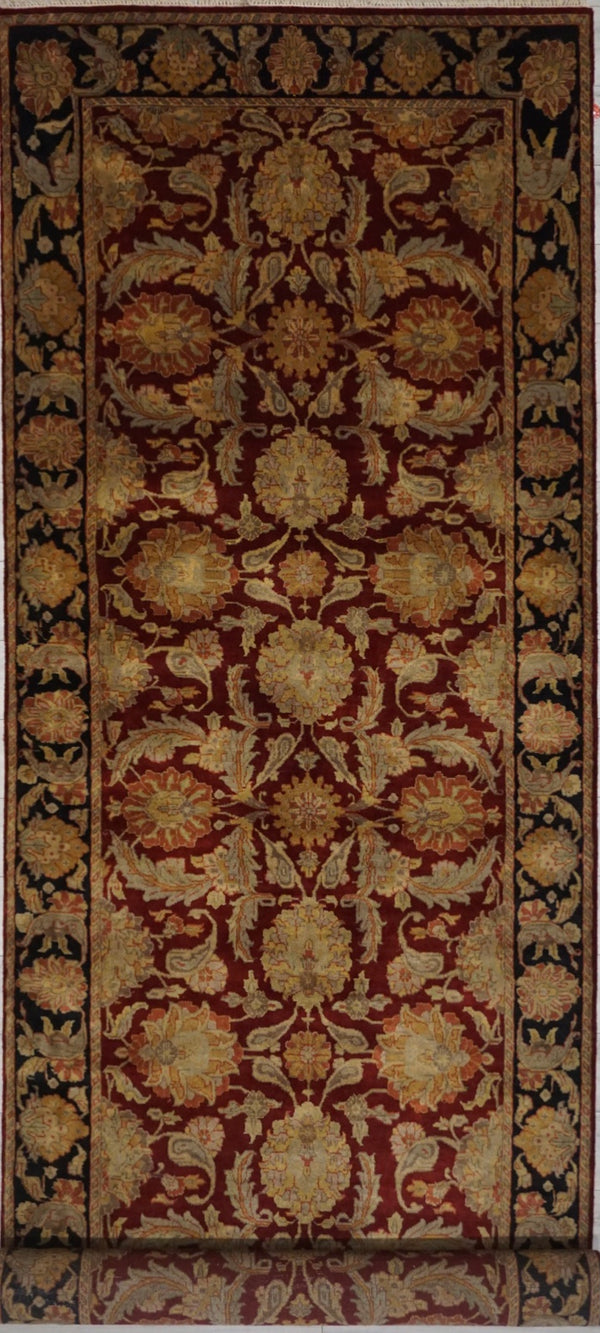 India Jaipur hand Knotted wool 5x18