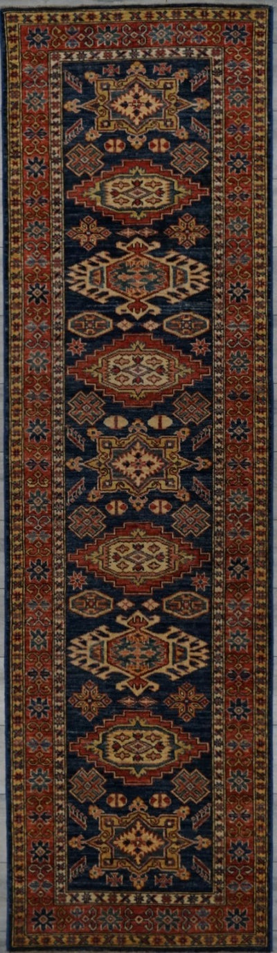 Pakistan Kazak Shirwan Hand Knotted Wool 3x10