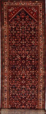 Persian Old Mahal Hand Knotted Wool 4x14