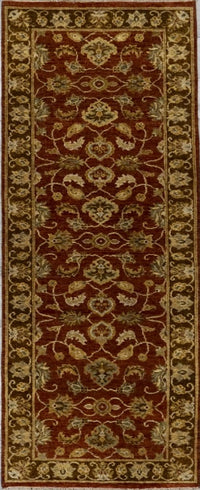 India Artisan Hand Knotted Wool 3x8