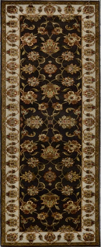 India Jaipur Hand Knotted Wool 3x8