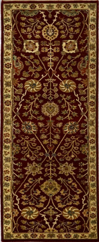 India Dimora Hand Knotted Wool 3x8