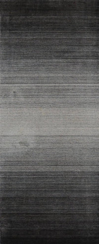 India Modern Plain Hand Loom Wool 3x8