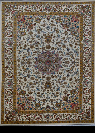 Persian Fine Tabriz Art Silk Power Loom 7x10