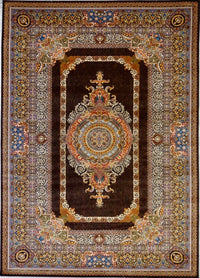 Persian Fine Tabriz Taj Art Silk Power Loom 7x10