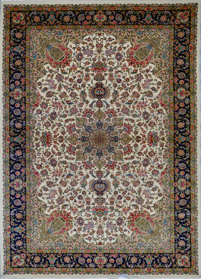 Persian Fine Tabriz Art Silk Power Loom 7x10