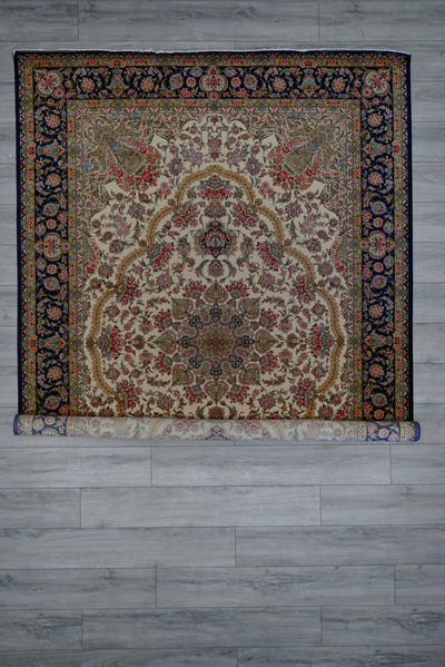 Persian Fine Tabriz Art Silk Power Loom 7x10