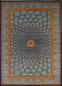 Persian Fine Tabriz Dom Art Silk Power Loom 7x10
