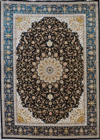 Persian Fine Tabriz Art Silk Power Loom 8x11