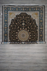 Persian Fine Tabriz Art Silk Power Loom 8x11