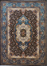 Persian Fine Tabriz Art Silk Power Loom 8x11