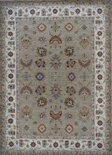 India Ziegler Hand Knotted Wool 9x12