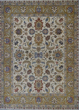 India Ziegler Hand Knotted Wool 8x10