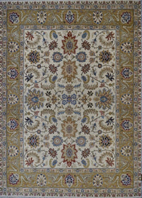 India Ziegler Hand Knotted Wool 8x10