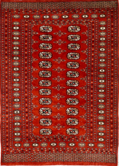 Pakistan Bokarah Hand Knotted Wool 4x6