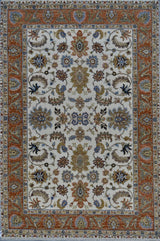 India Ziegler Hand Knotted Wool 6x9