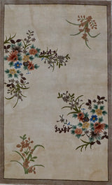 Chinese Art Deco Hand Knotted Art Silk 3x5