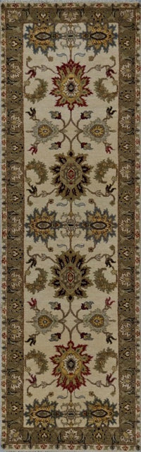 India Ziegler Hand Knotted Wool 3x8