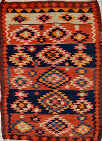Persian Old Shiraz Hand Woven Wool 5x7