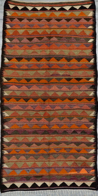 Afghanistan Old Killm Hand Woven Wool 4x10