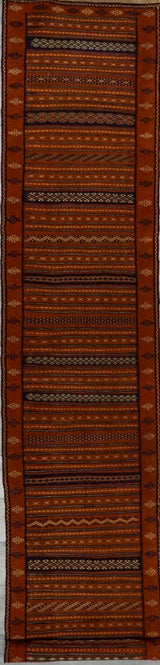 Persian Sumack Hand Woven Wool 2.6 x 12