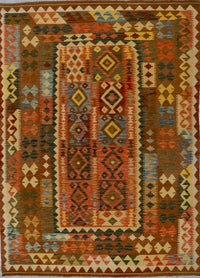 Afghanistan Killim Hand Woven Wool 5x8