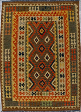 Afghanistan Killim Hand Woven Wool 5x7