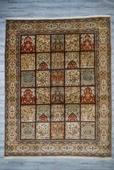 Persian Tabriz Hand Knotted Wool 9x12