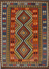 Afghanistan Killim Hand Woven Wool 5x8