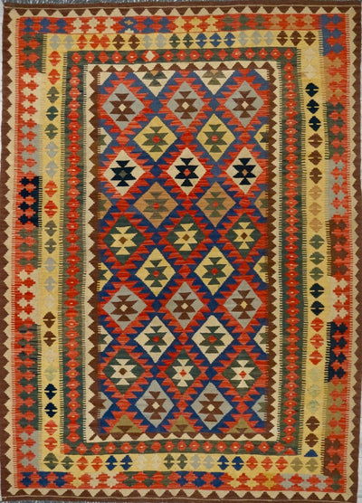 Afghanistan Killim Hand Woven Wool 6x9