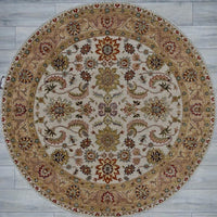 India Ziegler Hand Knotted Wool 6x6