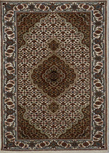 India Tabriz Mahi Hand Knotted Wool & Silk 3x5