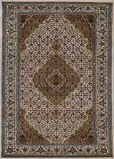 India Tabriz Mahi Hand Knotted Wool & Silk 3x6