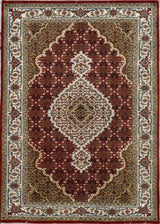 India Tabriz Mahi Hand Knotted Wool & Silk 3x5