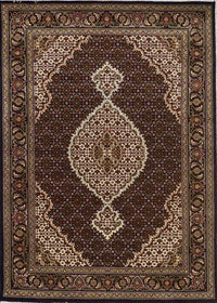 India Tabriz Mahi Hand Knotted Wool & Silk 5x7