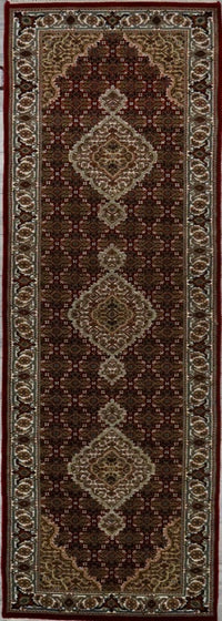 India Tabriz Mahi Hand Knotted Wool & Silk 3x10